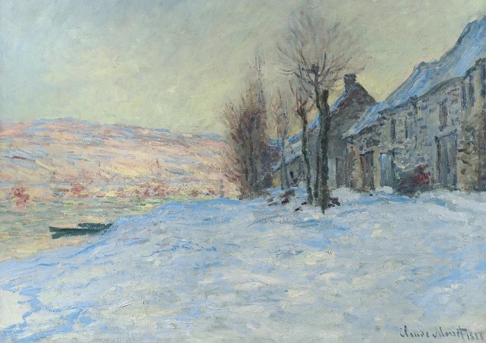 Claude Monet Lavacourt under Snow (The National Gallery) (CX31) g2 (10 card wallet) NEW 
