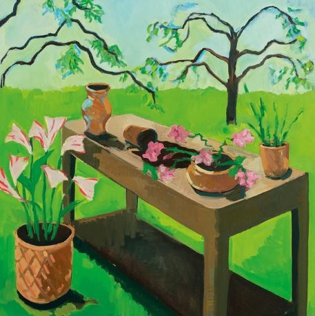 'Potting Table' 2021 by Nancy Cadogan (C055) NEW 