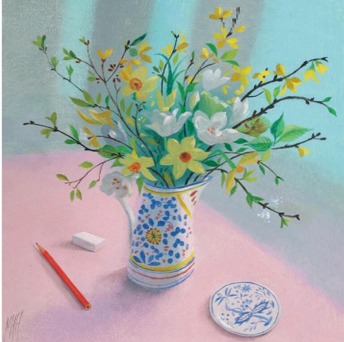 'Spring Flower Arrangement' by Nicholas Hely Hutchinson (B030) 