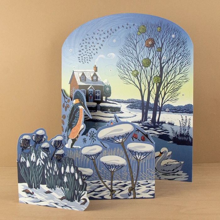 Niki Bowers Advent Calendar 'Winter Riverside' (ADCAL) NEW 