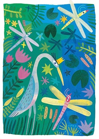 'Heron King' by Nikki Pontin (T152) NEW