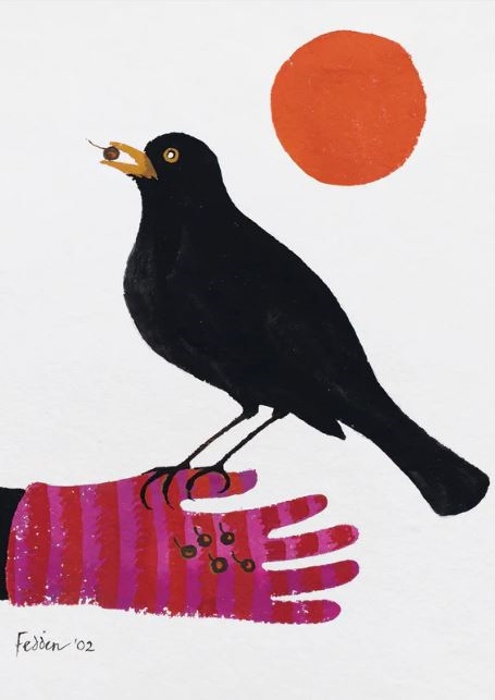 'Blackbird in the Sun' by Mary Fedden OBE RA (C058) NEW