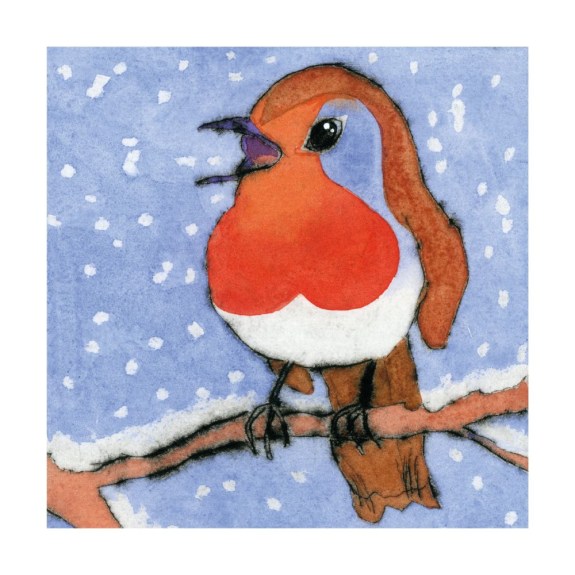 'Snow Song' by Richard Spare (8 pack) (VX06) (message inside)  