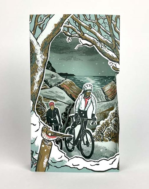 'Frosty Lanes' Die cut 3D card by Tom Jay (AP056) NEW