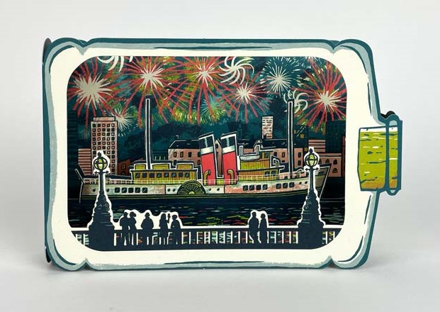 'Fireworks Spectacular' Die cut 3D card by Tom Jay (AP054) NEW