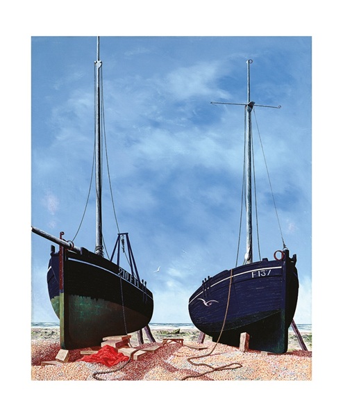 'Whitstable Oystermen' c1948 by Tristram Hillier 1905-83 (A174) 