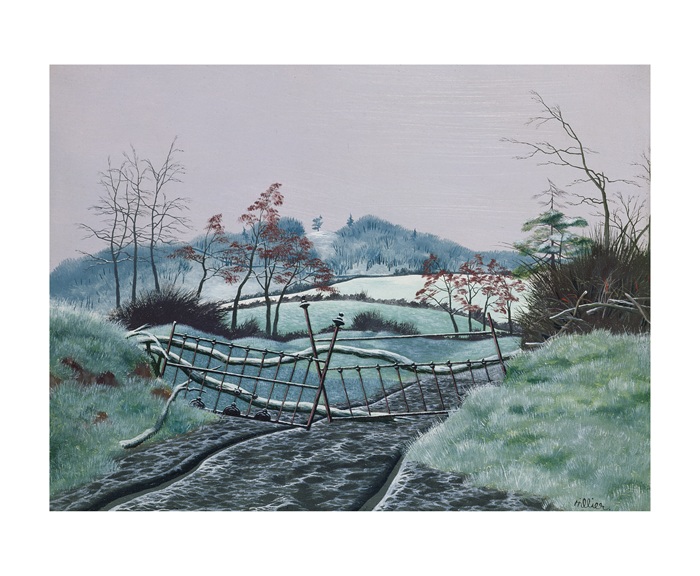 'Snowfall' c1944 by Tristram Hillier 1905-83 (A106w) 
