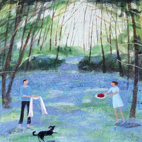 'Tryst in the Bluebell Woods' by Barbara Peirson (Q270) NEW 