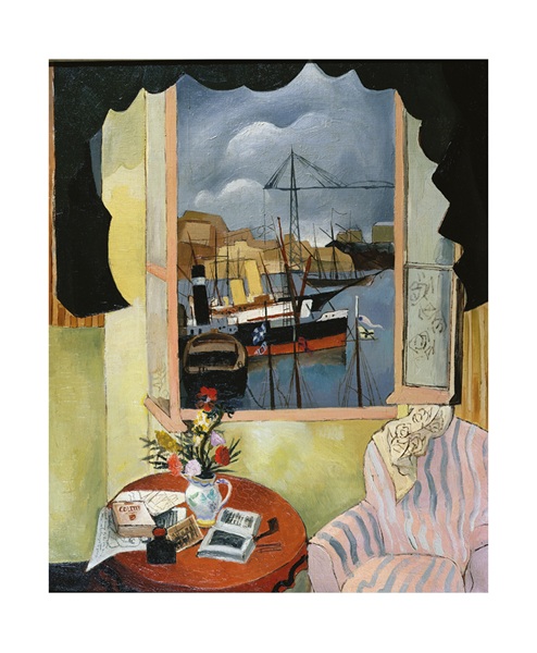 'Window at Marseilles' c1927 by Christopher Wood 1901 - 1930 (A169) 