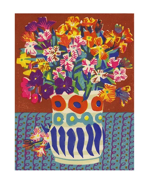 'Wallflowers in Charleston Vase' by Matt Underwood (A180) 