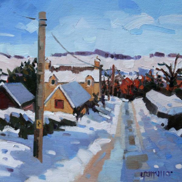 'The Hill Road in Winter' by Lin Pattullo (6 pack) (HX01) NEW 25% off listed price