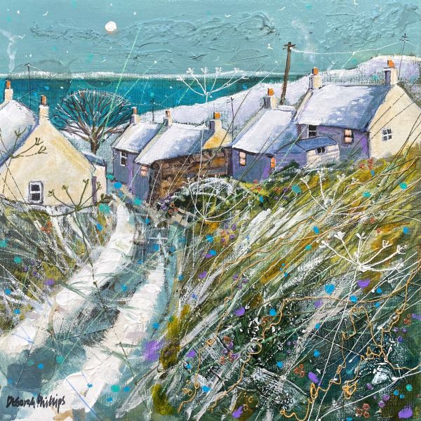 Snow at High Corrie, Arran by Deborah Phillips (6 pack) (HX22)