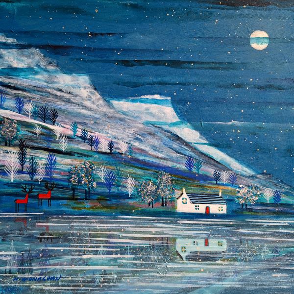 Evening Sparkle on the Loch by Nikki Monaghan (6 pack) (HX23) 