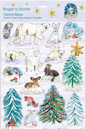 Aurora Bears Advent Calendar NEW 