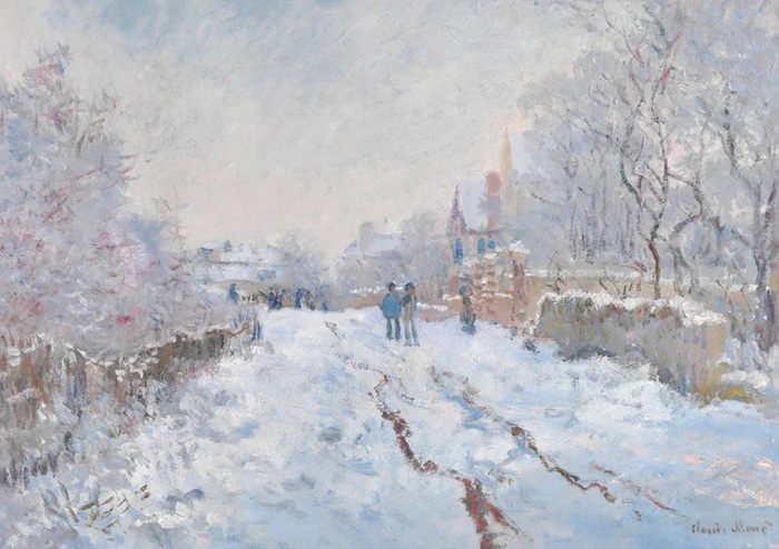 Claude Monet 'Snow Scene' Courtauld (CX12) g2 (10 card wallet) 