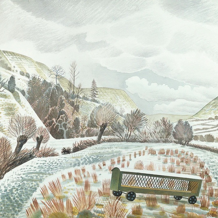 Eric Ravilious 'New Year Snow' (CX08) g2 (10 card wallet) 