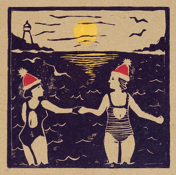 'Wild Swimmers' by Bronwen Tyrrell NEW g2 (6 card pack) (BX07) Christmas 