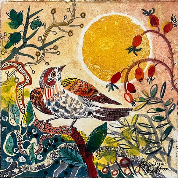 'Finch and Berries' by Emily Sutton NEW g2 (6 card pack) (BX06) Christmas