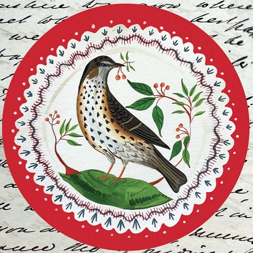 'Mistle Thrush' by Emily Maude NEW g2 (6 card pack) (BX11) Christmas 